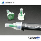 Pluma de insulina multiscene inyección con aguja Inofensiva 32Gx4mm Color verde