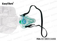 Máscara de oxígeno de PVC desechable transparente con bolsa de respiración de depósito