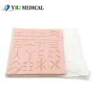 Pad de práctica de silicona de grado médico para suturas de heridas con textura realista