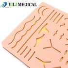 Pad de práctica de silicona de grado médico para suturas de heridas con textura realista
