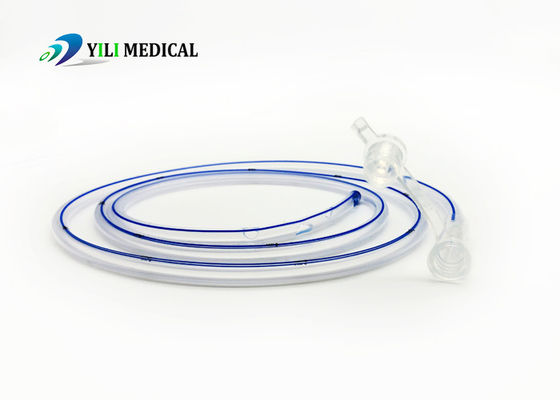 CE tubo de catéter de silicona de fólio inodoro práctico para la alimentación del estómago