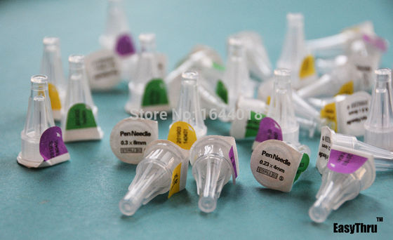 Esteril, indoloro y con seguridad de la aguja de la pluma de insulina Durabilidad 4 mm-12 mm